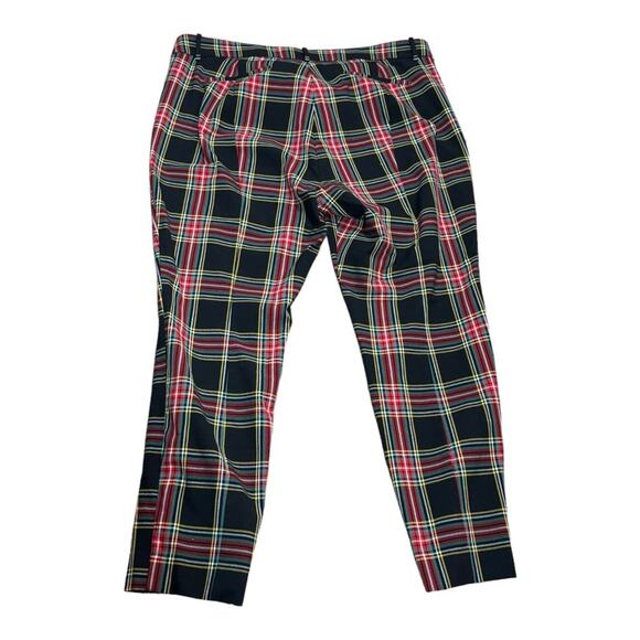 J. Crew Factory Full Length Ruby Pant In Stewart Tartan Plaid Womens Size 20 - Picture 3 of 4